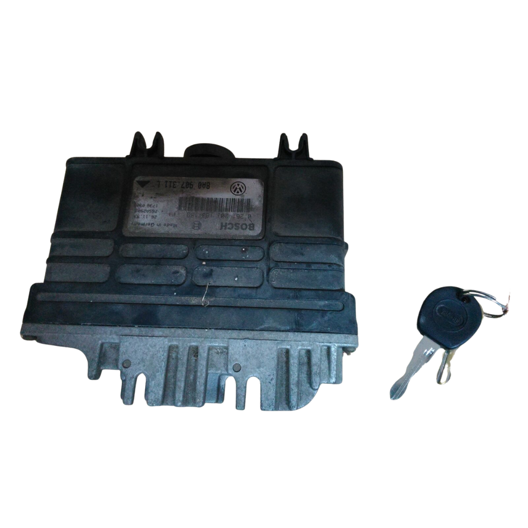 Motorsteuergerät 8A0907311L / 0261203188 + Schlüssel – VW Passat